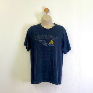 Savvy - Chillin With My Peeps Graphic Gray T Shirt Size XL